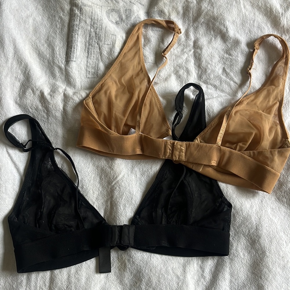 3 La Perla sheer Bras